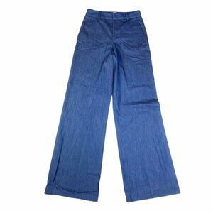 a.c.e. Lightweight Denim Wide Leg Trouser Pants 2